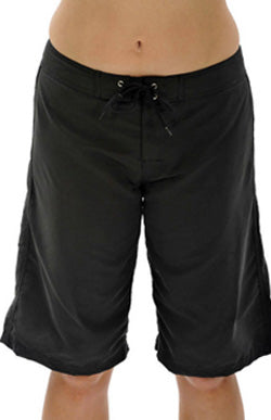 Long Boardshorts - Black Plus Size 26-32